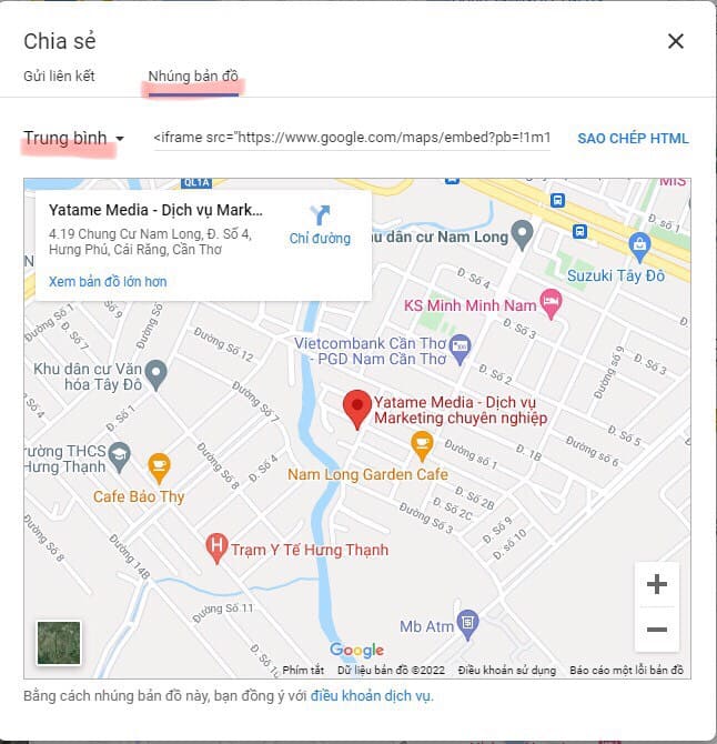 buoc 5 cach chen google maps vao website