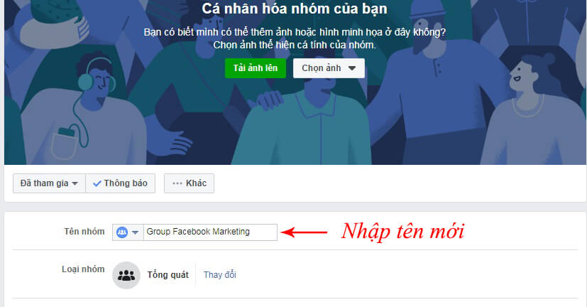 huong dan cach doi ten group facebook