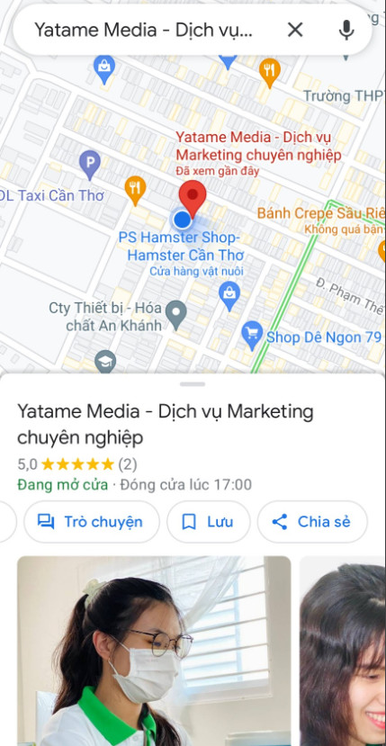 cách lấy link google map trên điện thoại